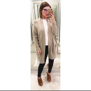 Zara open cardigan sweater